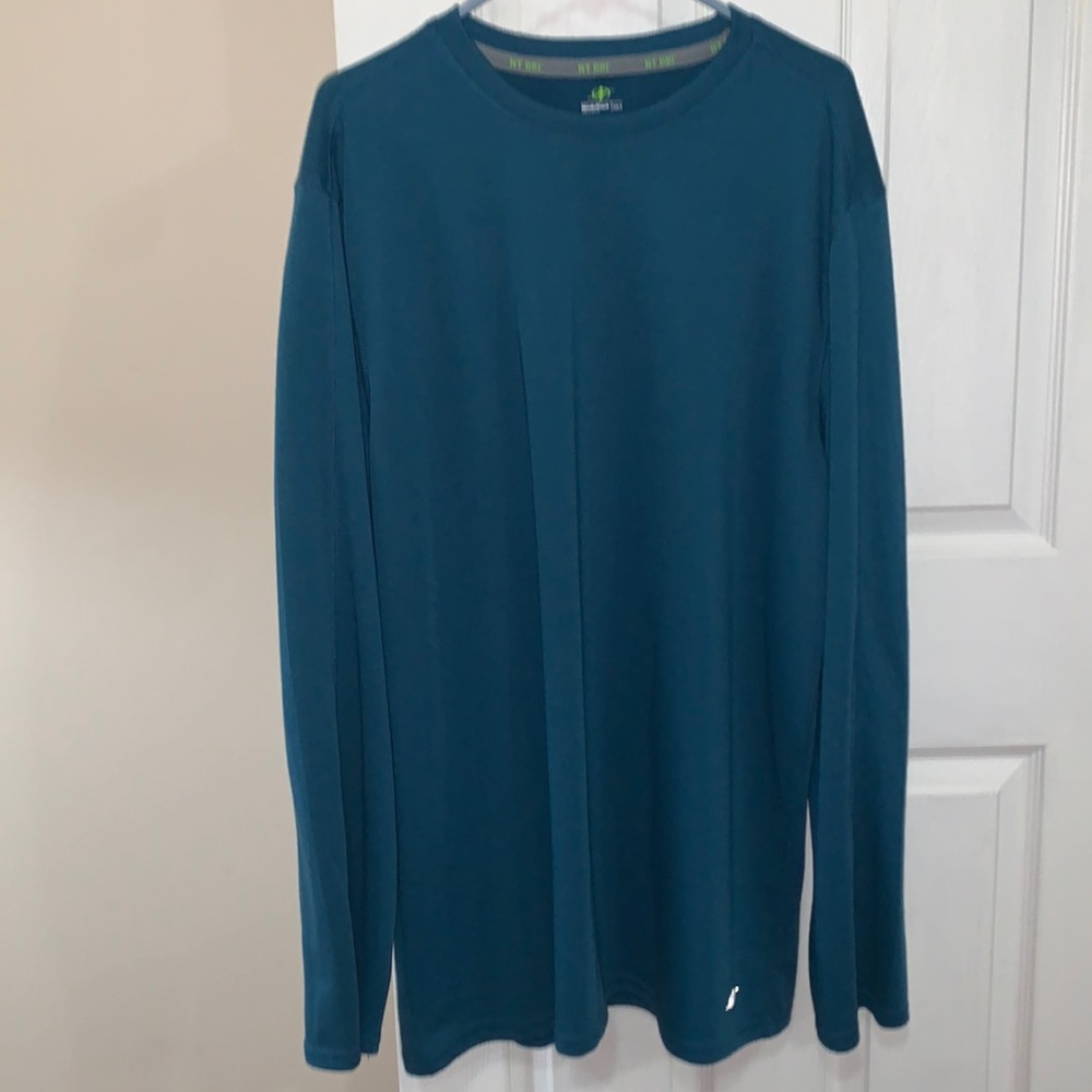 Men’s XXLT Nordic Track Blue Long Sleeve Shirt